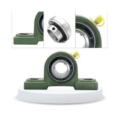 クロム鋼 GCR15 非標準インチマウントベアリング UCP210-200D1 安定した性能