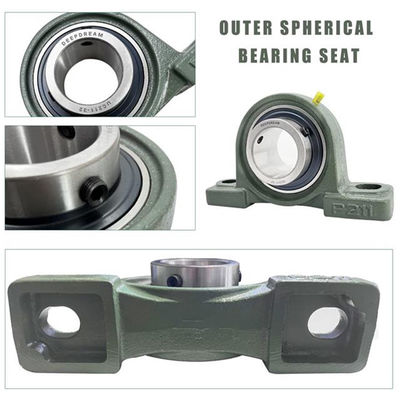 クロム鋼 GCr15 大型ハウジング 2-1/2 インチの枕ブロック 軸承 UCP213-40 精度評価 P0P6P5P4P2