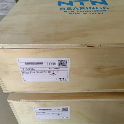 クロム鋼 GCR15 球状ローラーベアリング 22252 EMD1 重用用途