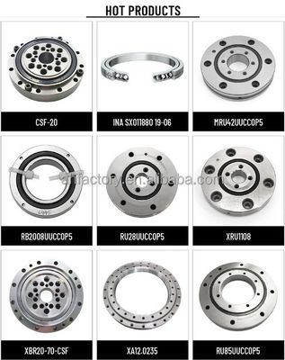 70X86X8mm 微小操作機と監視カメラのクロスロールベアリング RAU7008