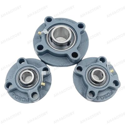 クロム鋼 GCR15 円滑な動作のための枕ブロックベアリング UCFC メンテナンス無料