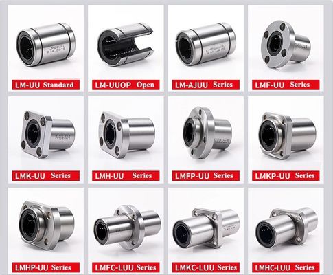 オイルグリース LM8UU 線形ブッシング CNC 線形ボールベアリング ロード用 線形レール 線形シャフト部品
