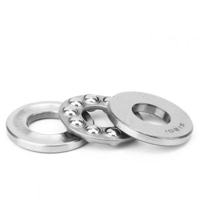 GCr15 材料 51200 シリーズ 円滑な動作のための双方向推力ボールベアリング