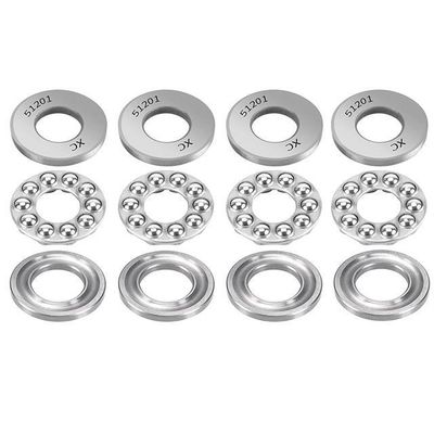 GCr15 材料 51200 シリーズ 円滑な動作のための双方向推力ボールベアリング