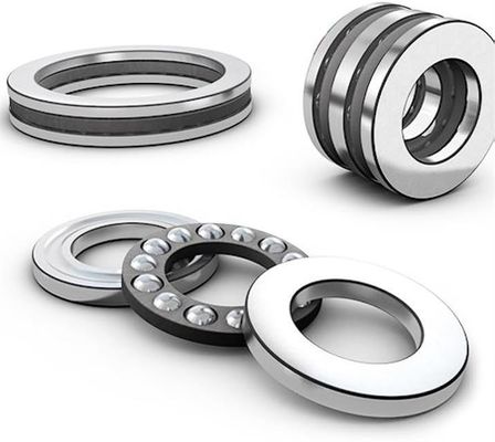 GCr15 材料 51200 シリーズ 円滑な動作のための双方向推力ボールベアリング