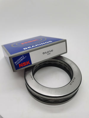 51216 クロム鋼GCr15材料と100%検査された推力ボールベアリング