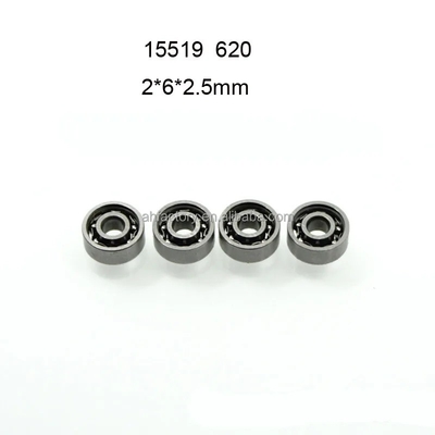クロム鋼 GCR15 MR62-2RS オーダーメイドロゴの梱包用 2*6*2.5mm 深溝ボールベアリング