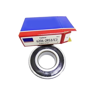 単列クロム鋼 修理可能 SKF 深溝ボールベアリング 6206-2RS1/C3