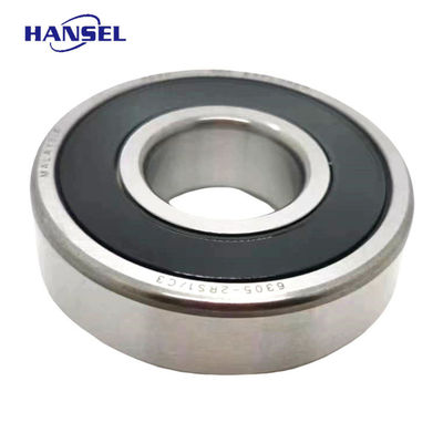 深溝球軸承 6305-2RS1/C3 単列構造のためのミニチュア軸承