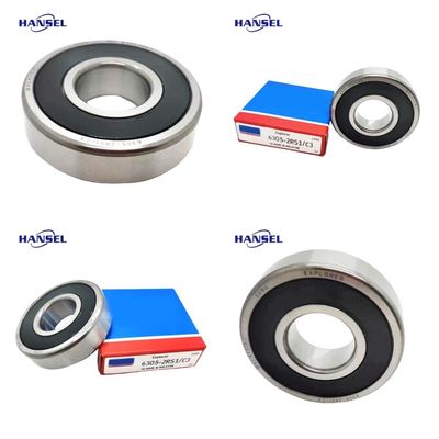 深溝球軸承 6305-2RS1/C3 単列構造のためのミニチュア軸承