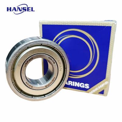 耐久性と性能のためにナイロンケージ深溝球軸承 6204-2Z/C3