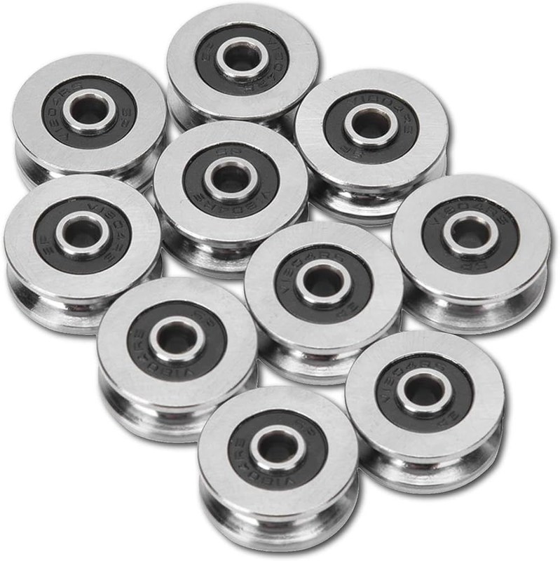 625 高摩擦性プラスチックボールベアリング U型ゴムベアリングシール型 ZZ 5*16*5mm