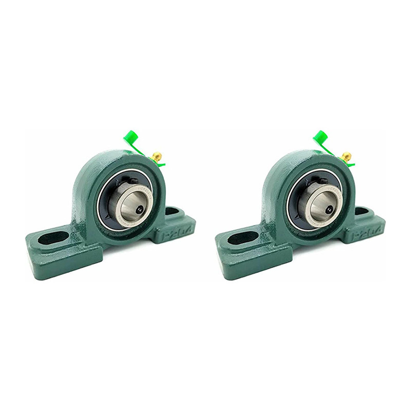UCP209-28 ダブルシール ABEC3 枕ブロックベアリング 1-3/4 耐久性のある鋼のケージを持つ穴