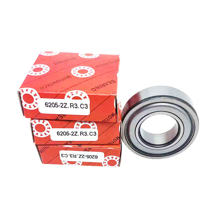0-25mm 穴位サイズ 6205-2Z/C3 深溝ボールベアリング ISO9001 2008認証