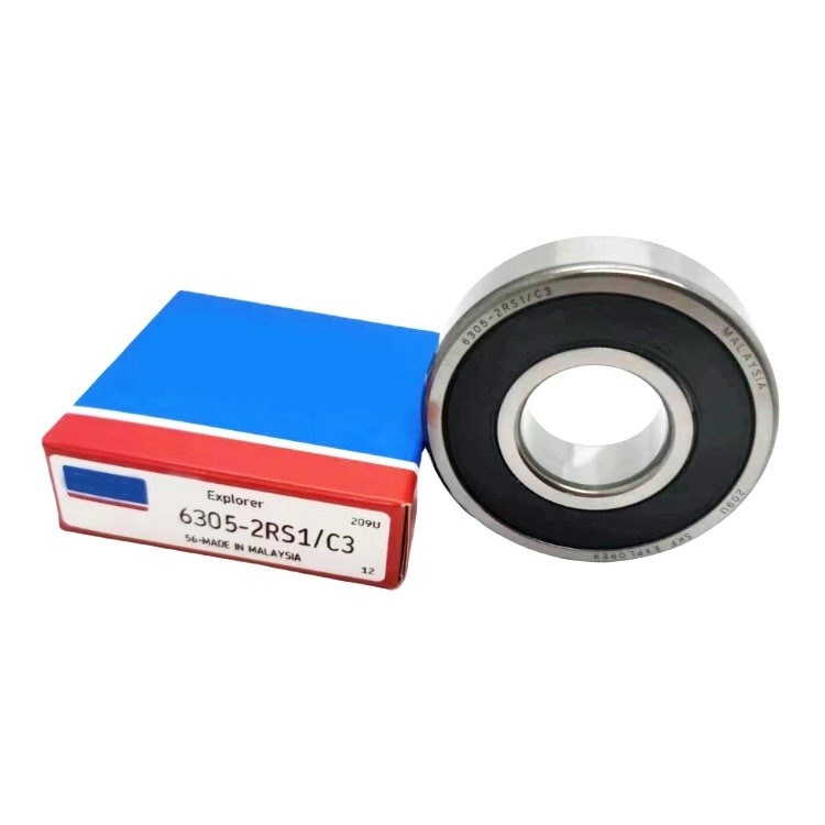 深溝球軸承 6305-2RS1/C3 単列構造のためのミニチュア軸承